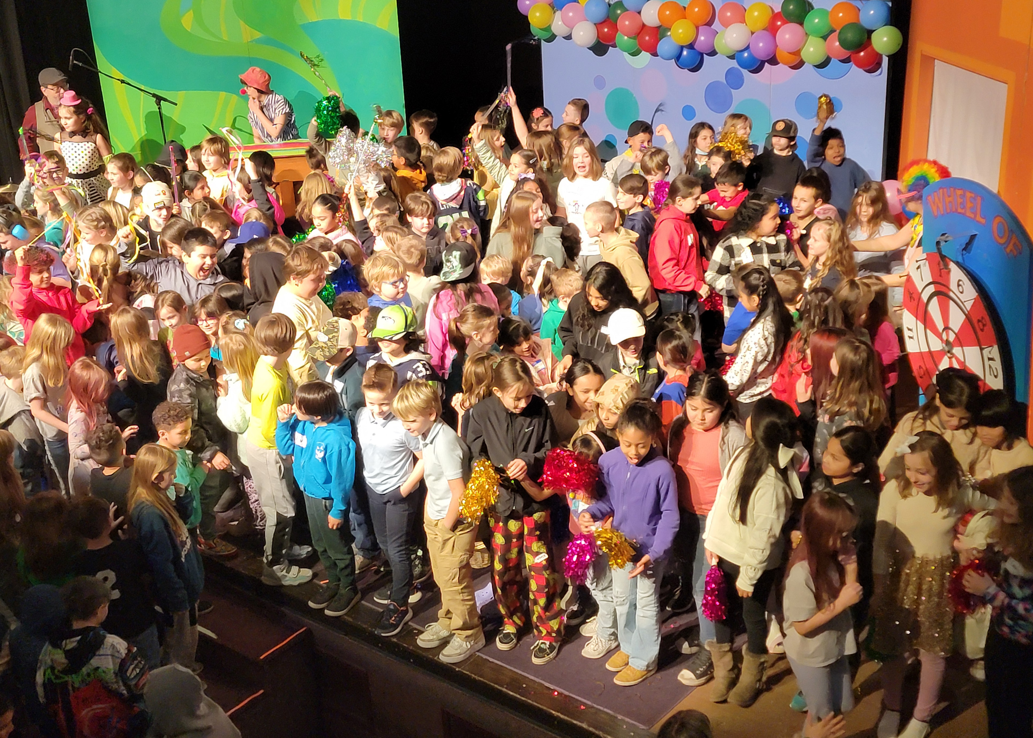 on stage!